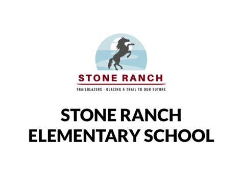 Stone Ranch Elementary Calendar
